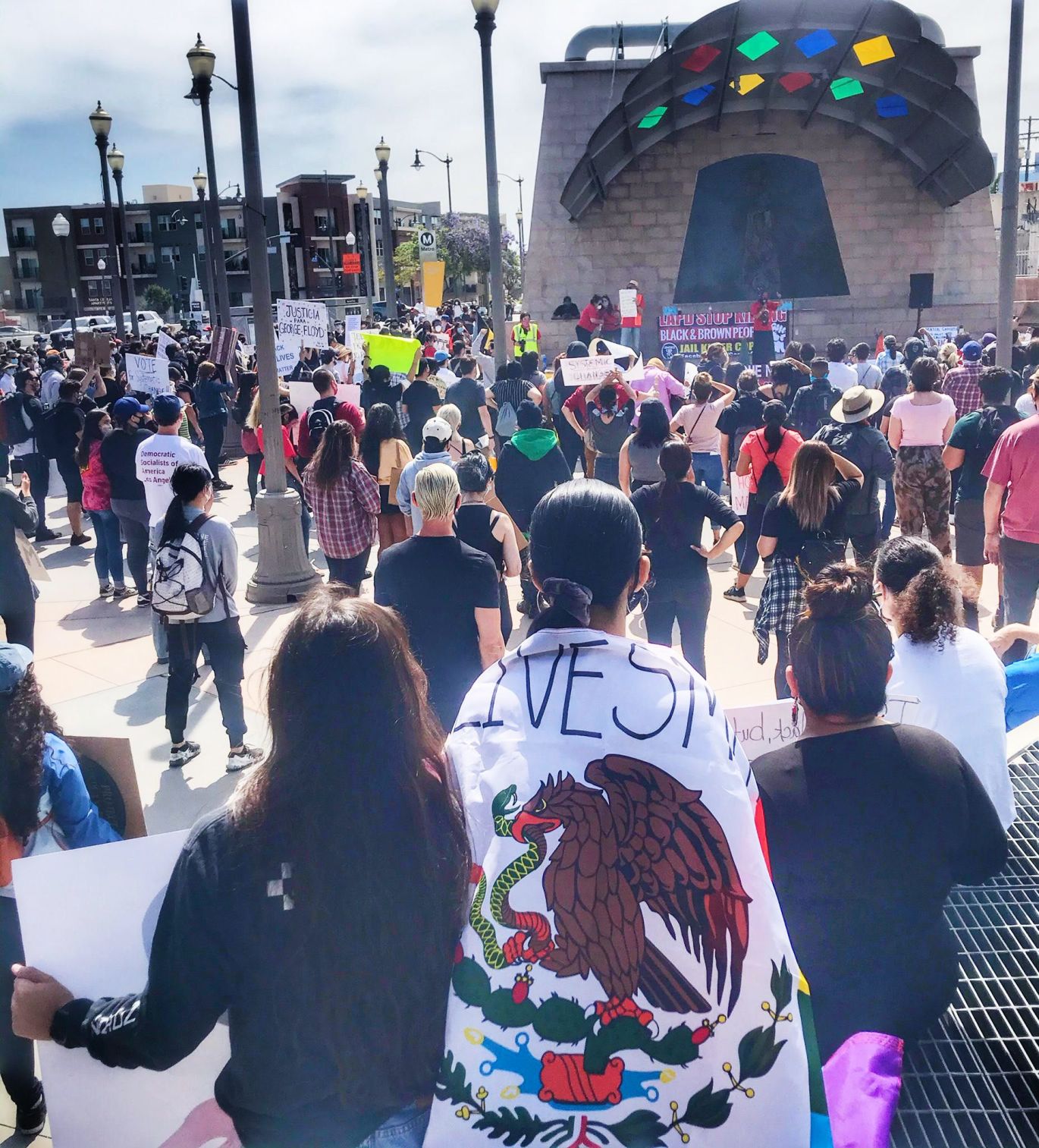 Mariachi Plaza Protest